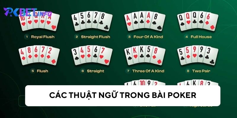 Một số thuật ngữ Poker bạn nên biết